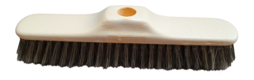 BALAI 28CM DOUILLE DROITE FIBRES SOIE GRISE