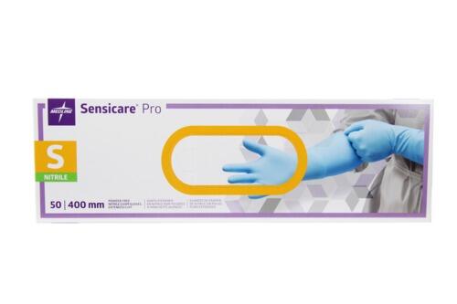 GANT NITRILE BLEU NON POUDRÉ SENSICARE® PRO TAILLE S BOÎTE X50