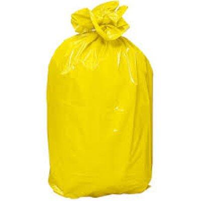 SAC POUBELLE 110L SUPERTENE VEGETAL DECHETS MOYENS JAUNE X200