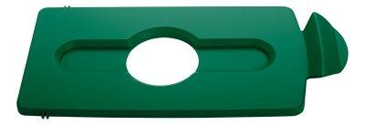 COUVERCLE INSERT BOUTEILLES / CANNETTES VERT POUR POUBELLE SLIM JIM