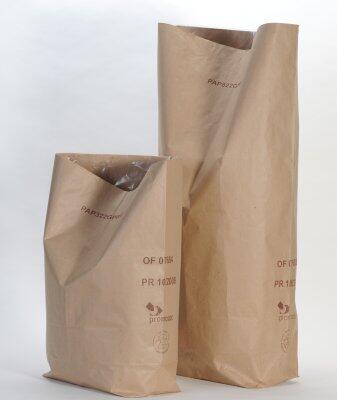 SAC PAPIER 80L GPI 2 FEUILLES SS IMP + 1 GAINE PE PQTX25