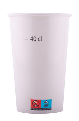 GOBELET CARTON 53CL BLANC X1000
