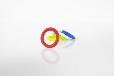 BAGUE EN CAOUTCHOUC BLEU POUR MANCHE TELESCOPIQUE 3 SECTION