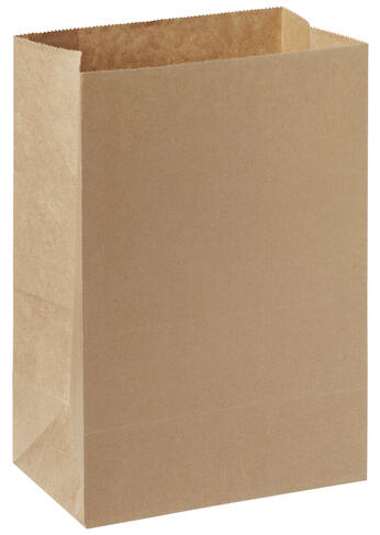 SAC SANS POIGNÉE PAPIER 11+13,5X18CM MARRON X500