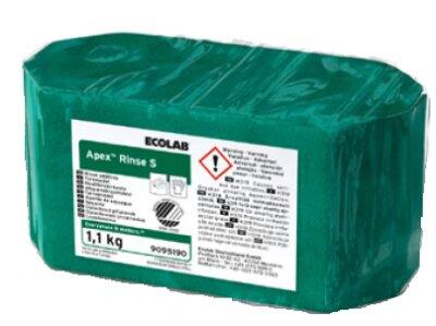 ADDITIF DE RINCAGE CONCENTRE TOUTES EAUX APEX RINSE S 1,1KG ECOLABEL NS X2