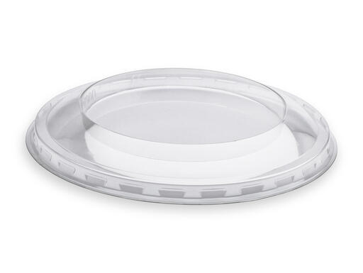 COUVERCLE PLASTIQUE RPET TRANSPARENT POUR POT SERVIPACK 270/300ML X1600
