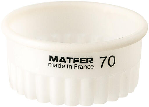 EXOGLASS DÉCOUPOIR CANNELÉ 13 CM