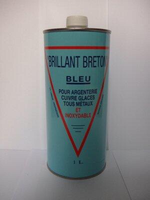 NETTOYANT INOX ET CUIVRE ROUGE BRILLANT BRETON BLEU 1L