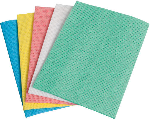 LAVETTE NON TISSEE USAGE COURT 35X50CM VERT X25
