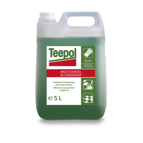 DEGRAISSANT LIQUIDE MULTI SURFACES TEEPOL 5L - 2
