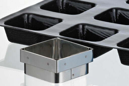 DÉCOUPOIR SAVARIN CARRÉ INOX 5.6 CM POUR FLEXIPAN 336134