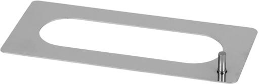 POCHOIR OBLONG INOX 14,5X4,5 CM