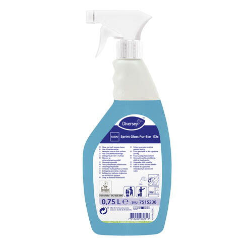 NETTOYANT VITRES ET SURFACES TASKI SPRINT GLASS PURECO ECOLABEL EU 750ML - 2