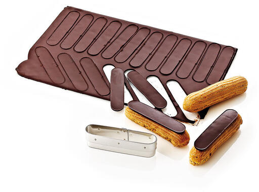 DÉCOUPOIR POUR GLAÇAGE DES ÉCLAIRS 13X2.5X2.5 CM