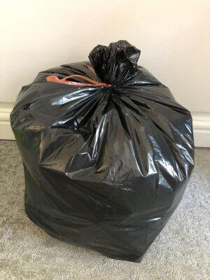 SAC POUBELLE 30L BASSE DENSITE DECHETS LEGERS NOIR X500