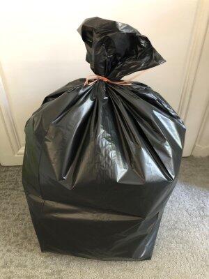SAC POUBELLE 110L BASSE DENSITE DECHETS MOYENS NOIR X200