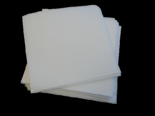 CARRÉ D'ESSUYAGE AIRLAID LISSE 50G 29X38CM BLANC X1500 - 2