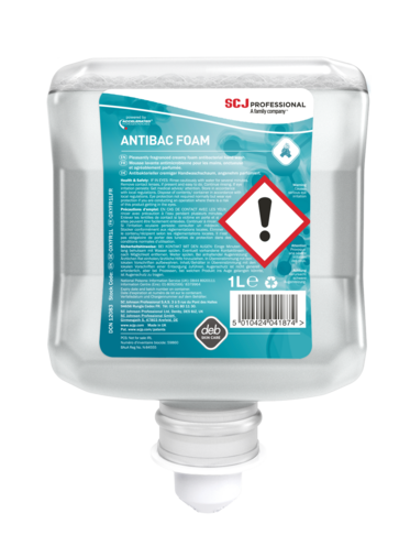 SAVON ANTIMICROBIEN MOUSSE ANTIBAC® FOAM CARTOUCHE 1L X6