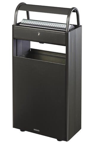 CENDRIER CORBEILLE KOPA 12L/60L GRIS MANGANESE