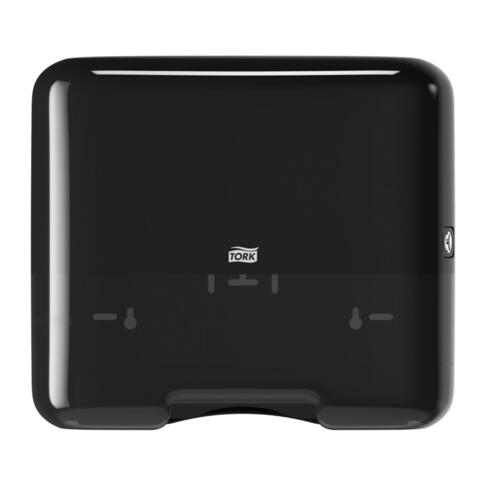 DISTRIBUTEUR D’ESSUIE-MAINS PLIÉS MINI TORK® H3 NOIR