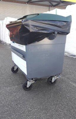 HOUSSE CONTENEUR 240L BASSE DENSITE DECHETS LOURDS NOIR X50