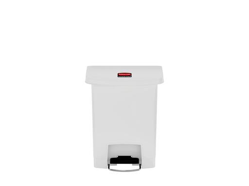 POUBELLE A PEDALE SLIM JIM STEP ON 30L MODELE LARGE RESINE BLANC