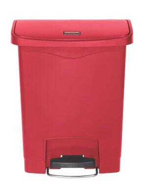POUBELLE A PEDALE SLIM JIM STEP ON 30L MODELE LARGE RESINE ROUGE