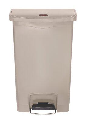 POUBELLE A PEDALE SLIM JIM STEP ON 50L MODELE LARGE RESINE BEIGE