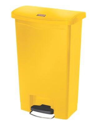 POUBELLE A PEDALE SLIM JIM STEP ON 50L MODELE LARGE RESINE JAUNE