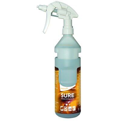 PULVERISATEUR SERIG SURE CLEANER & DEGREASER VIDE 750ML C/6