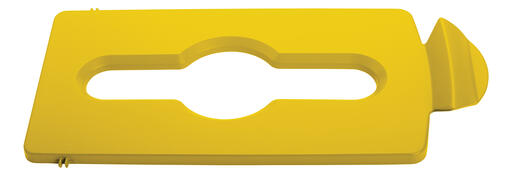 COUVERCLE POUR DECHETS RECYCLABLES JAUNE POUR POUBELLE SLIM JIM