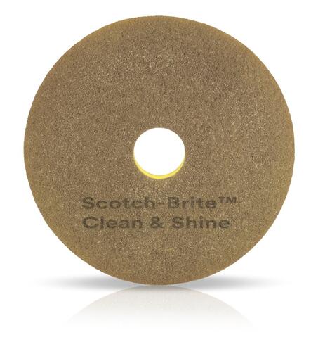 DISQUE 505MM 2EN1 SCOTCH BRITE CLEAN & SHINE 3M BEIGE X5