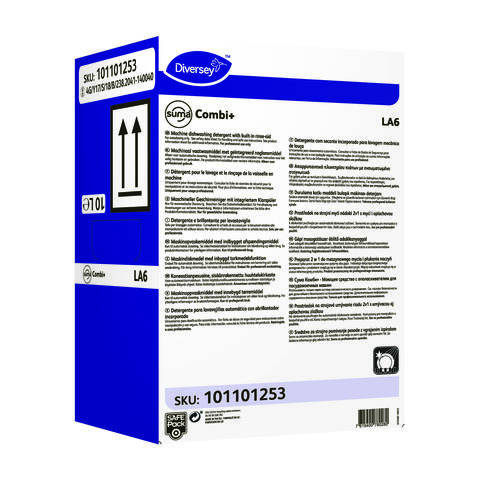 DETERGENT LIQUIDE VAISSELLE LAVAGE RINCAGE SUMA COMBI+ SAFEPACK 10L - 2