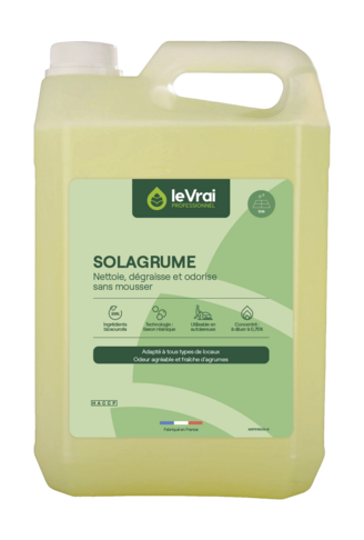 NETTOYANT ODORISANT MULTI USAGES LE VRAI SOLAGRUME 5L - 3