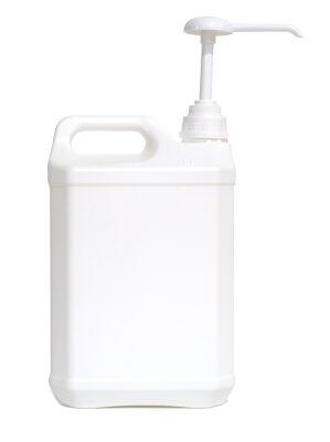 POMPE POUR BIDON 5L BLANCHE 42MM DOSE 20ML MARQUEE