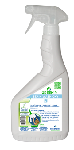 DETACHANT TEXTILES GREEN'R STAIN WASH OXY ECOLABEL EU 750ML