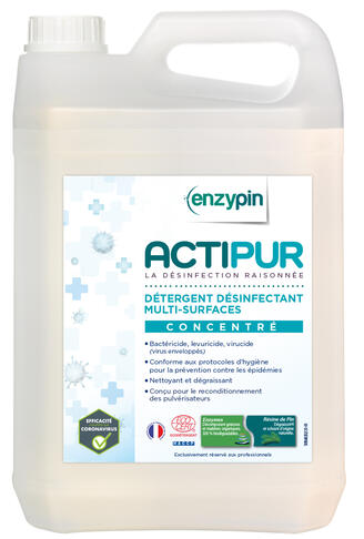 DETERGENT DESINFECTANT MULTI SURFACES CONCENTRE ACTIPUR ECOCERT 5L