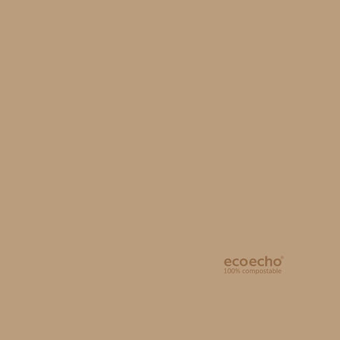 SERVIETTE 40X40CM NON TISSÉ BIO-DUNISOFT® MARRON ECO X360