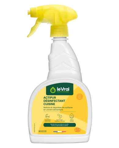 DEGRAISSANT DESINFECTANT ACTIPUR LE VRAI PROFESSIONNEL ECOCERT 750ML - 3