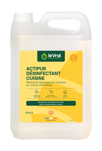 DEGRAISSANT DESINFECTANT ACTIPUR LE VRAI PROFESSIONNEL ECOCERT 5L - 3