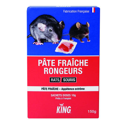 PÂTE ANTI RAT OU SOURIS 15X10G