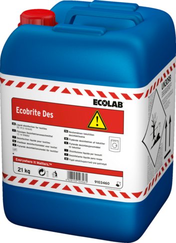 AGENT BLANCHIMENT DESINFECTANT ECOBRITE DES 21KG