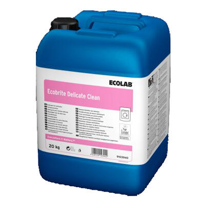 LESSIVE LIQUIDE TEXTILE DELICAT ECOBRITE DELICATE CLEAN 20KG