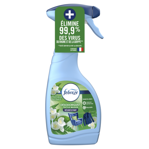 DESODORISANT DESINFECTANT TEXTILES FEBREZE ROSEE DU MATIN 500ML