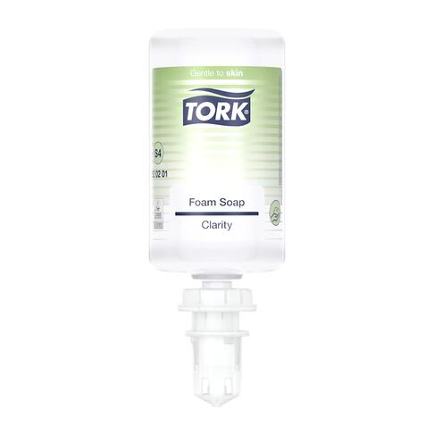SAVON MOUSSE TORK® PREMIUM S4 LIMPIDE CARTOUCHE 1L X6