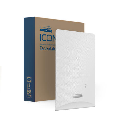 FAÇADE DISTRIBUTEUR AUTOMATIQUE MOUSSE/GEL ICON™ MOSAÏQUE BLANCHE X1