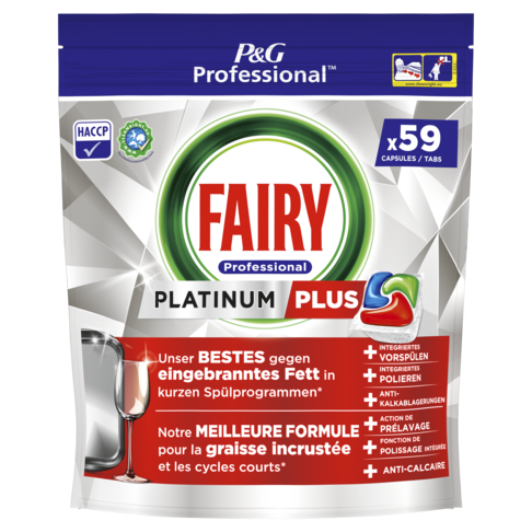 TABLETTES LAVE-VAISSELLE GRAISSES CUITES FAIRY PLATINUM X59