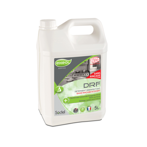 DETERGENT DESINFECTANT SANS RINCAGE EXEOL DRF ECOCERT 5L - 2