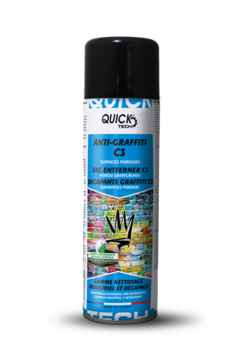 ANTI-GRAFFITI C3 SURFACES POREUSES QUICK TECH 500ML