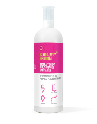 NETTOYANT SANITAIRES PROBIOTIQUE PARFUME GLOBALWAY + ORIGINAL 1L
